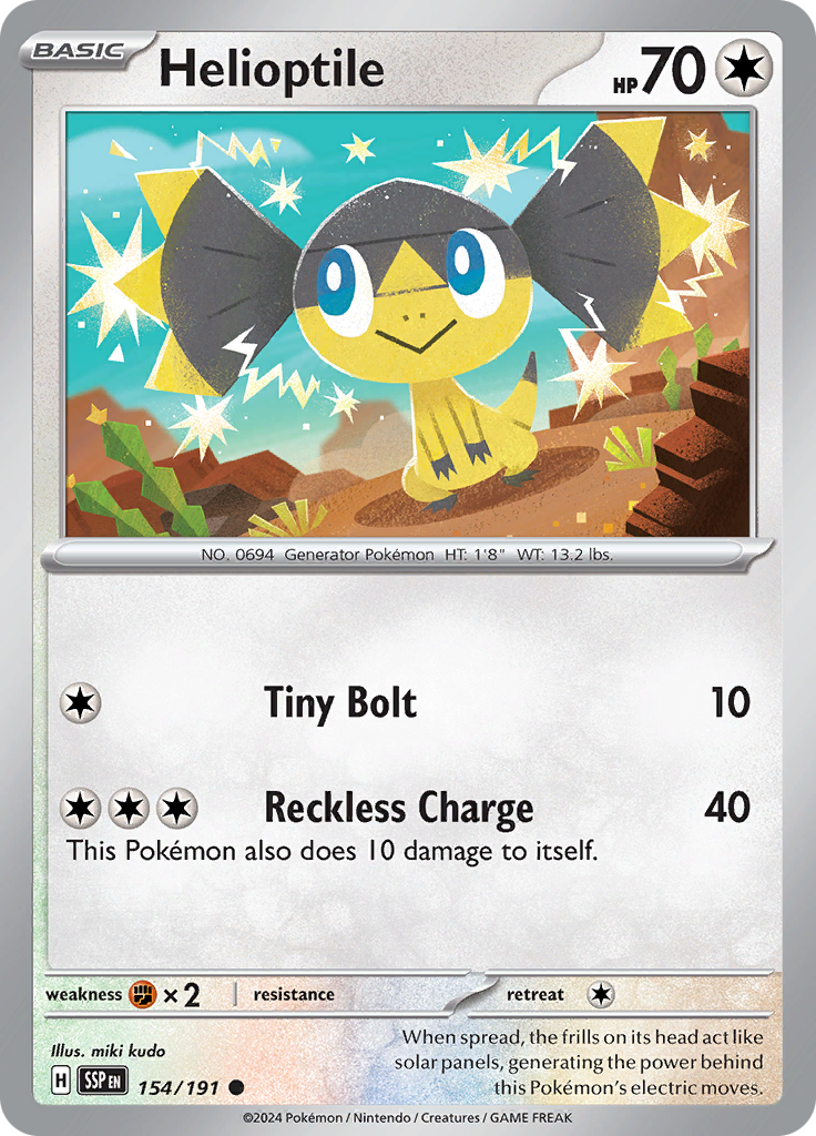 Helioptile - 154/191 - Common
