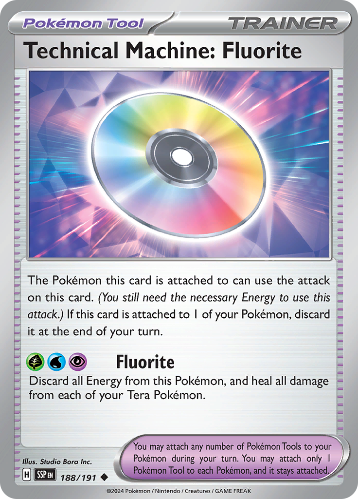 Technical Machine: Fluorite - 188/191 - Uncommon