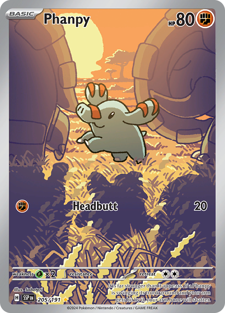 Phanpy - 205/191 - Illustration Rare