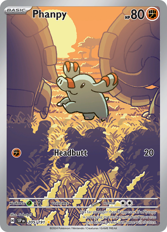 Phanpy - 205/191 - Illustration Rare
