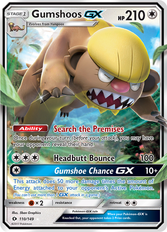 Gumshoos GX - 110/149 - Ultra Rare