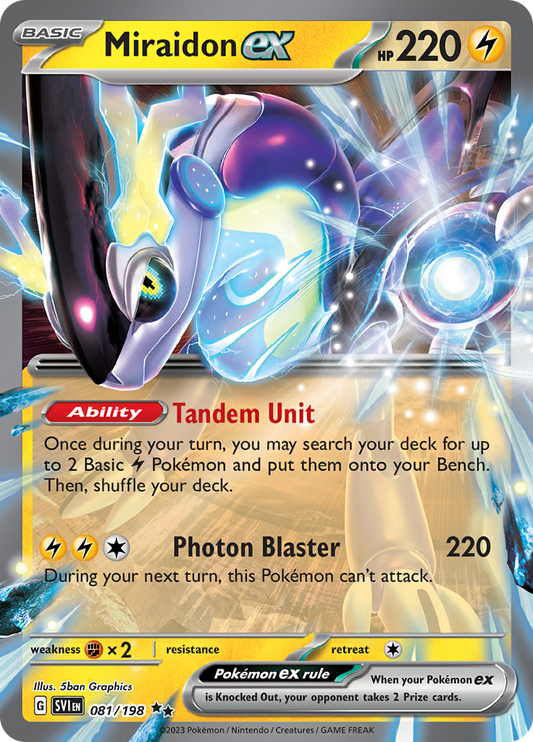 Miraidon ex - 081/198 - Ultra Rare