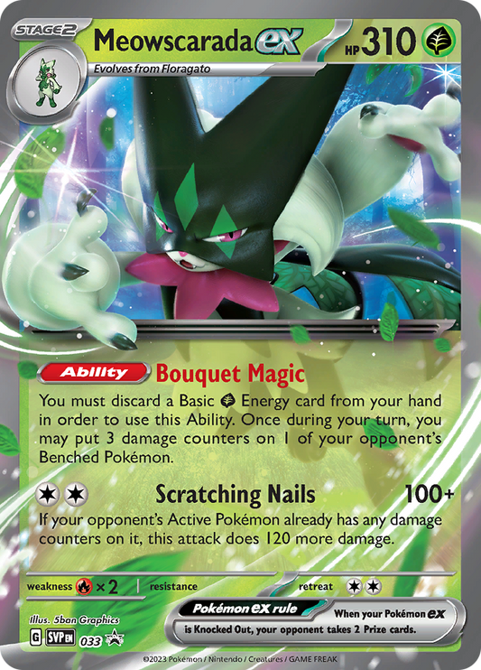 Meowscarada ex - SVP33 - Promo
