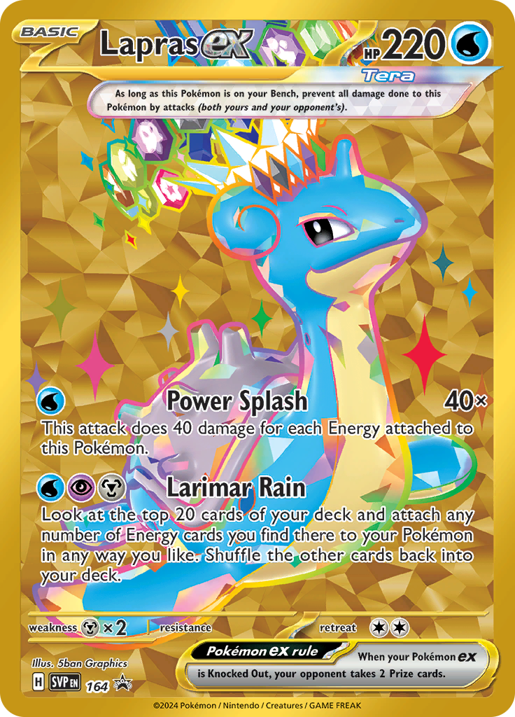 Lapras ex - SVP164 - Promo