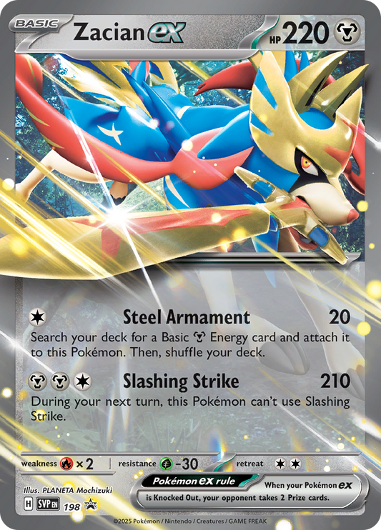 Zacian ex - SVP198 - Promo (Español LA)