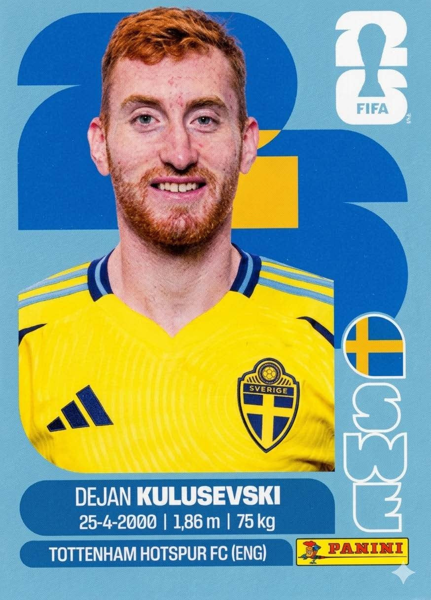 Dejan Kulusevski - Suecia - SWE17