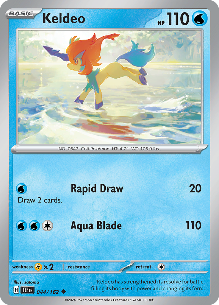Keldeo - 044/162 - Uncommon