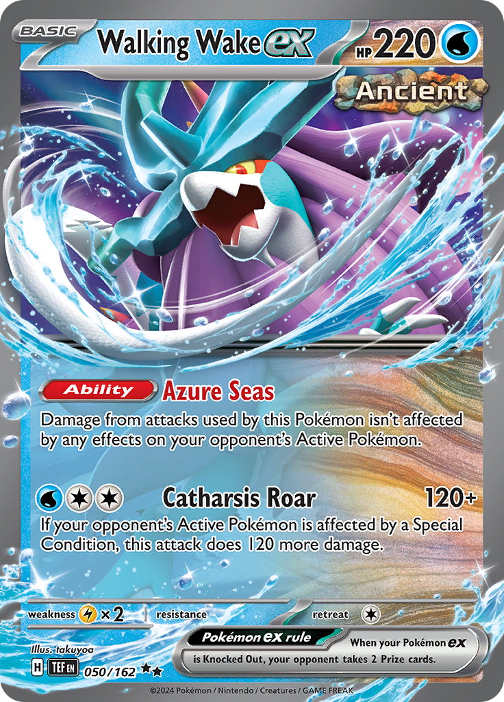 Walking Wake ex - 050/162 - Ultra Rare (Español)