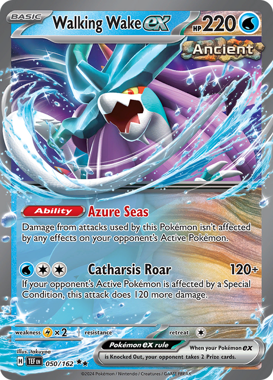 Walking Wake ex - 050/162 - Ultra Rare (Español)