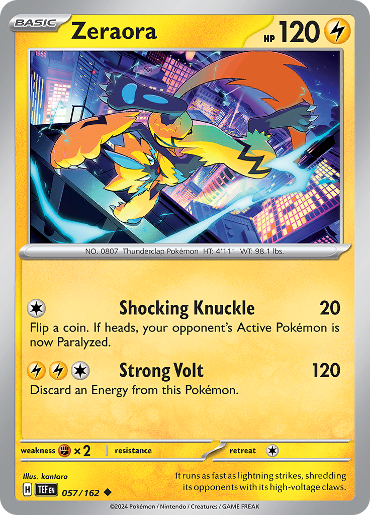 Zeraora - 057/162 - Uncommon