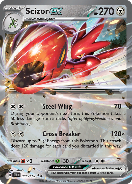 Scizor ex - 111/162 - Ultra Rare