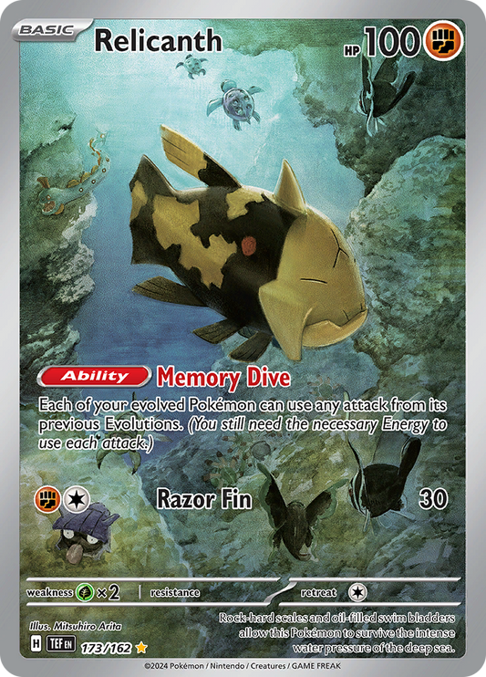 Relicanth - 173/162 - Illustration Rare