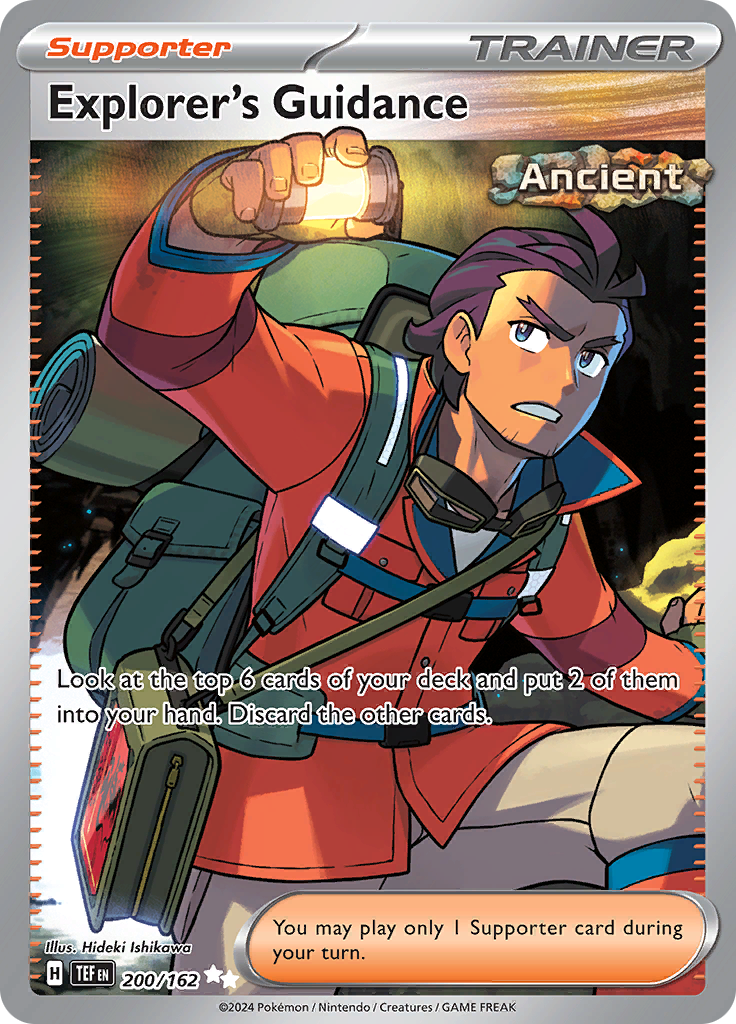 Explorer's Guidance - 200/162 - Full Art Secret Rare