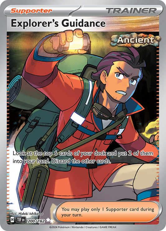 Explorer's Guidance - 200/162 - Full Art Secret Rare