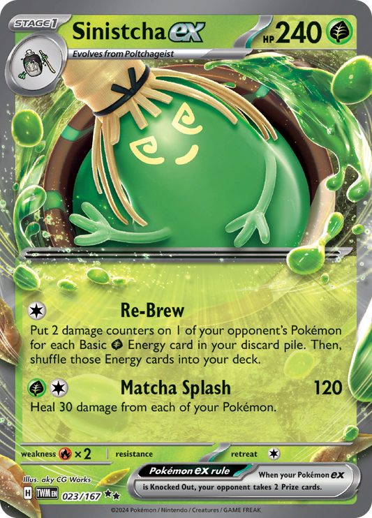 Sinistcha ex - 023/167 - Ultra Rare