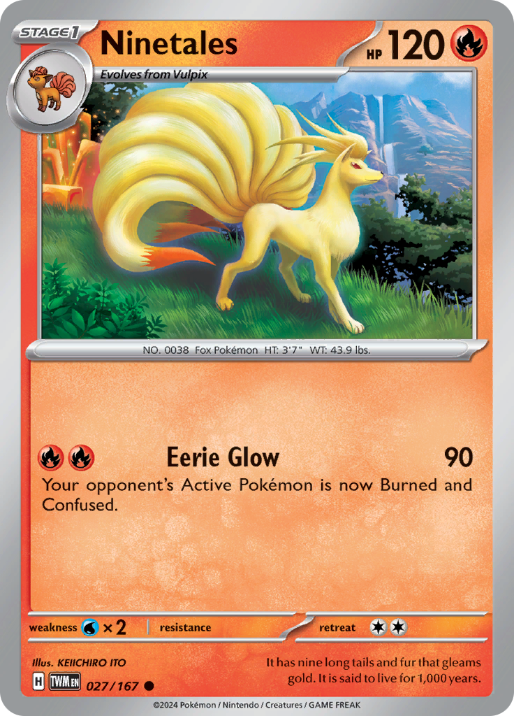 Ninetales - 027/167 - Common (Español)