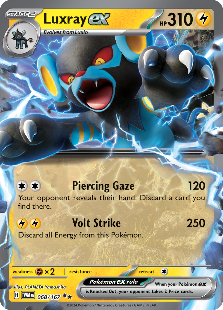 Luxray ex - 068/167 - Ultra Rare (Español)