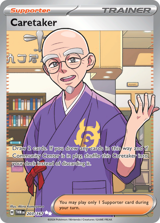 Caretaker - 203/167 - Full Art Secret Rare (Español)