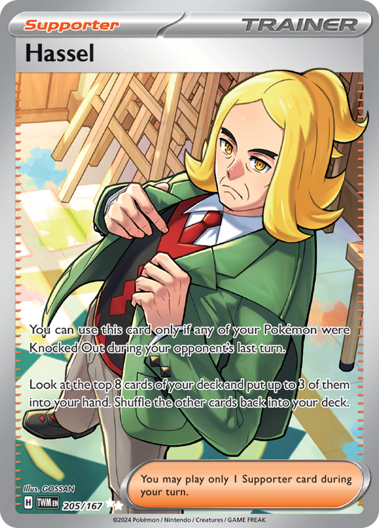 Hassel - 205/167 - Full Art Secret Rare