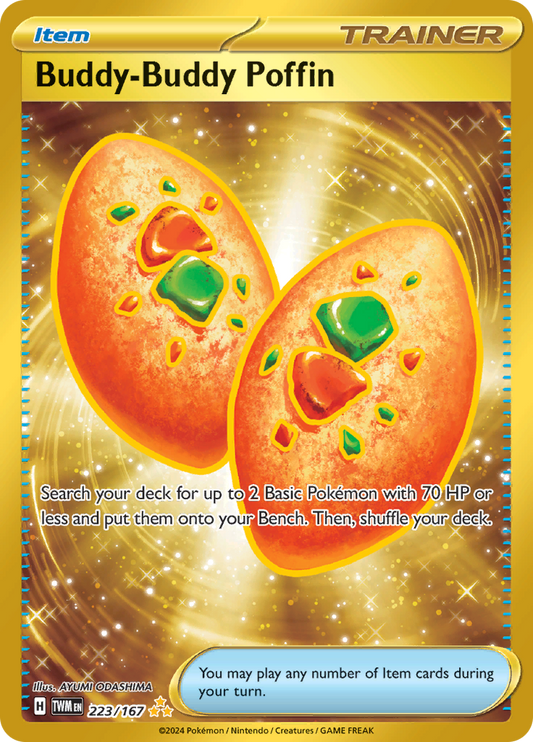 Buddy-Buddy Poffin - 223/167 - Gold Secret Rare