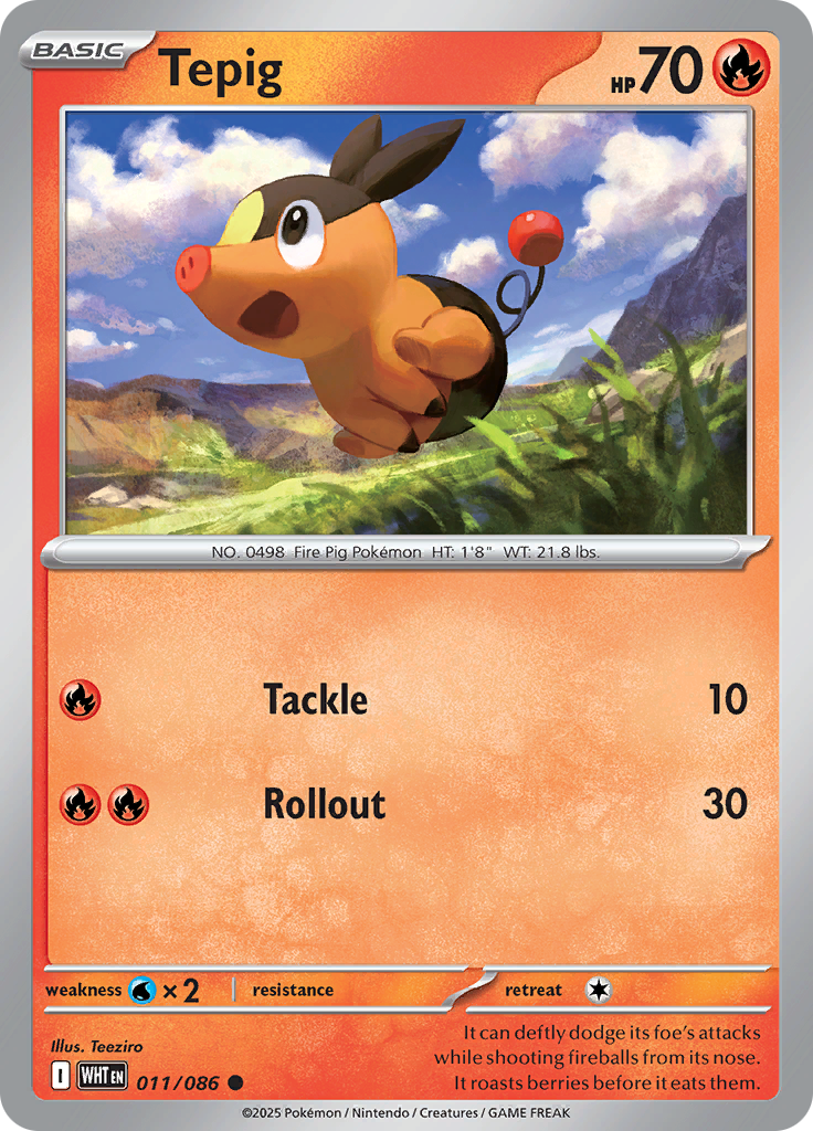 Tepig - 011/086 - Common (Español LA)