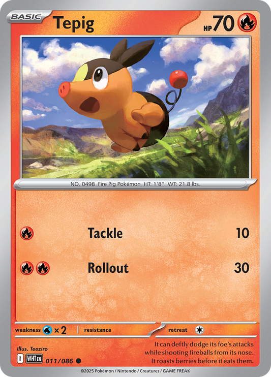 Tepig - 011/086 - Common (Español LA)