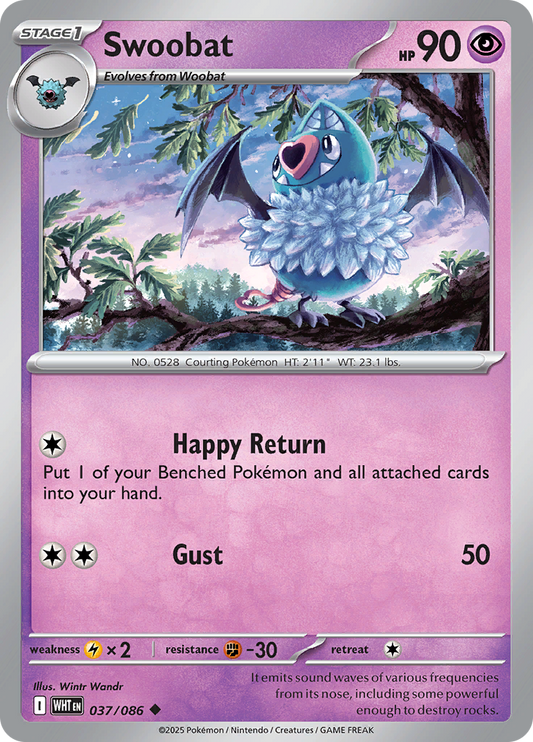 Swoobat - 037/086 - Uncommon (Español LA)