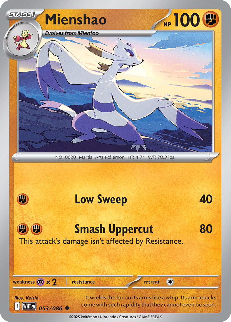 Mienshao - 053/086 - Uncommon (Español LA)