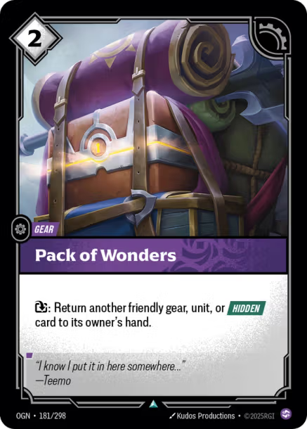 PACK OF WONDERS - OGN-181/298