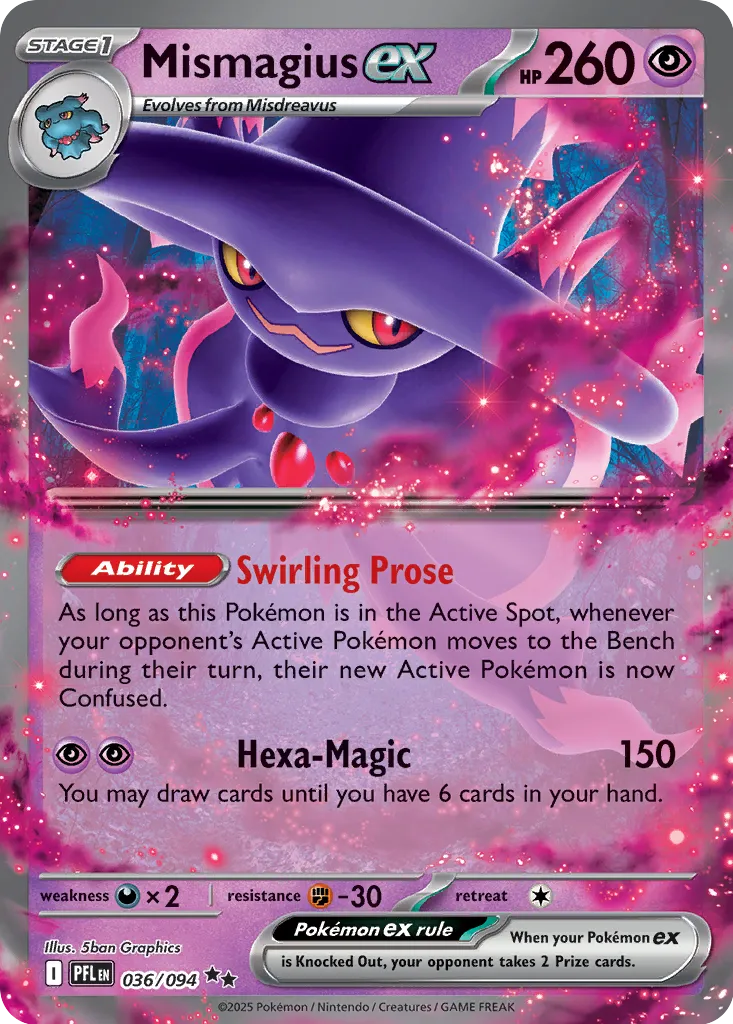 Mismagius ex - 036/094 - Double Rare