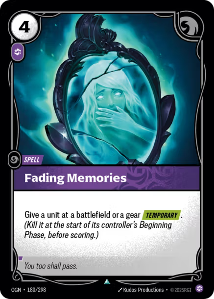 FADING MEMORIES - OGN-180/298