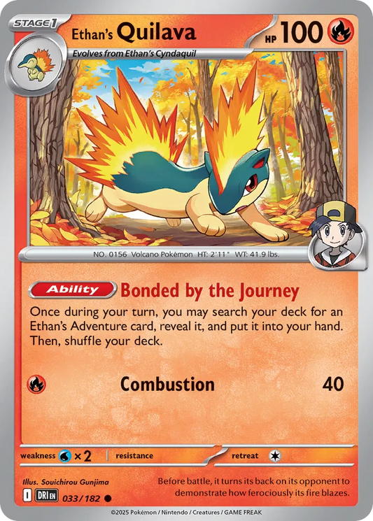 Ethan's Quilava - 033/182 - Common