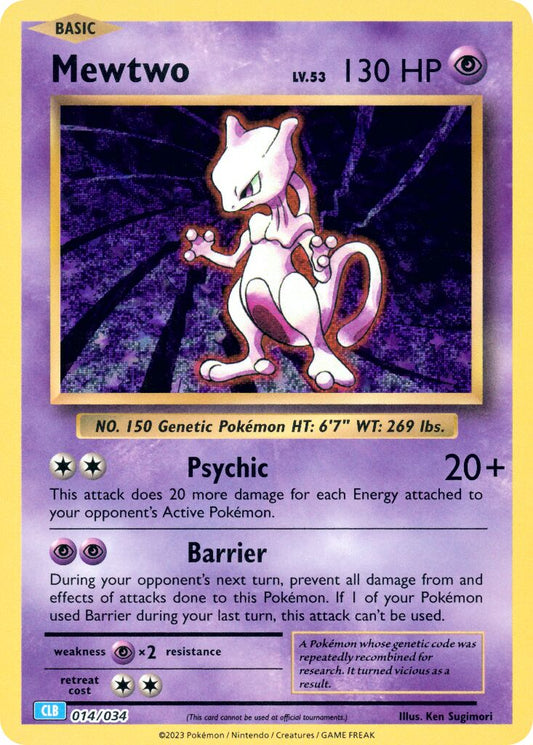 Mewtwo - 014/034 - Classic Collection