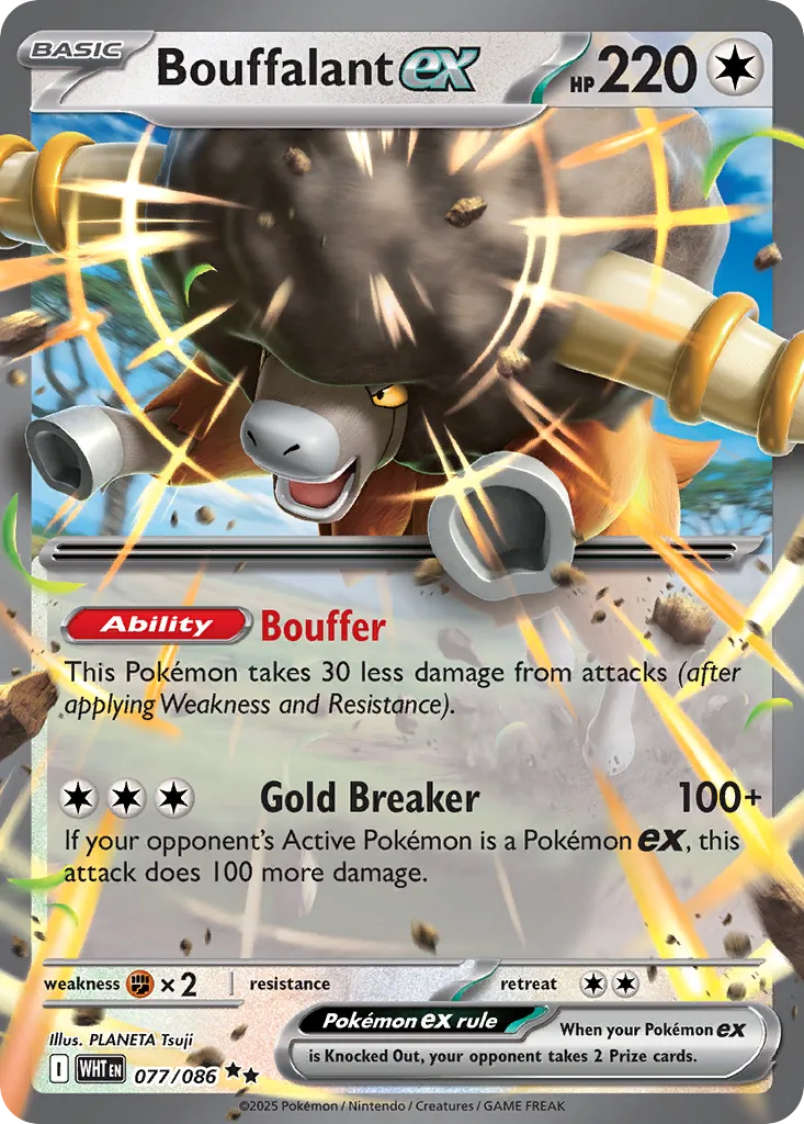 Bouffalant ex - 077/086 - Double Rare