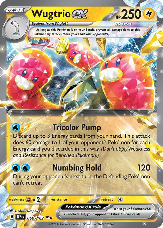 Wugtrio ex - 060/162 - Double Rare
