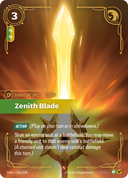 ZENITH BLADE - OGN-262/298 (Foil)