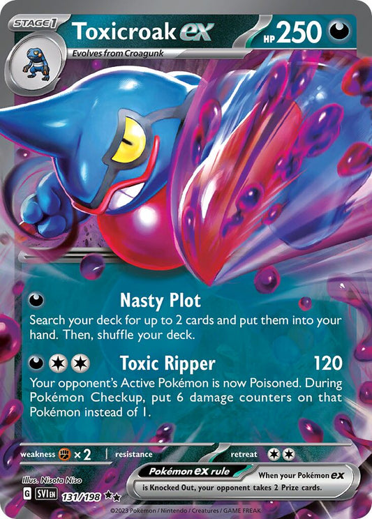 Toxicroak ex - 131/198 - Double Rare
