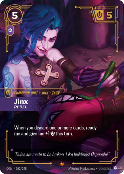 JINX, REBEL - OGN-202/298 (Foil)