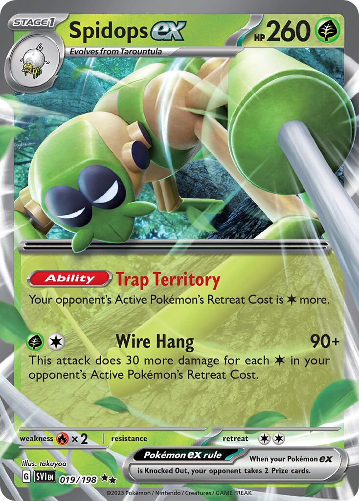 Spidops ex - 019/198 - Double Rare