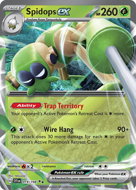 Spidops ex - 019/198 - Double Rare