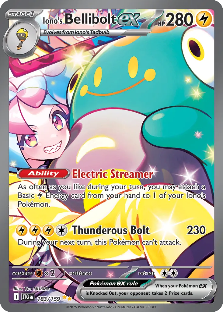 Iono's Bellibolt ex - 183/159 - Special Illustration Rare