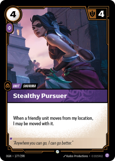 STEALTHY PURSUER - OGN-177/298 (Foil)