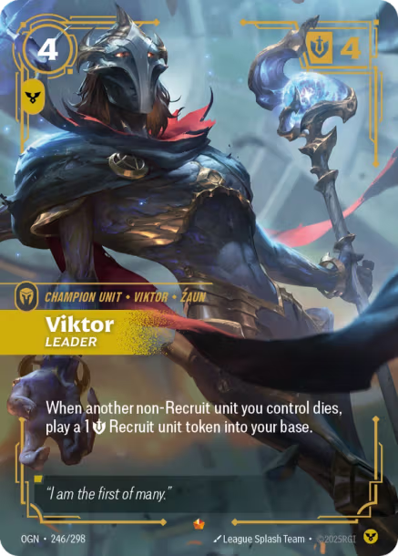 VIKTOR, LEADER - OGN-246/298 (Foil)