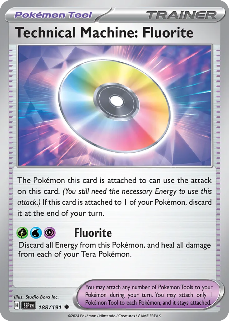 Technical Machine: Fluorite - 188/191 - Uncommon
