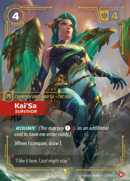 KAI'SA, SURVIVOR - OGN-039a/298 (Foil)