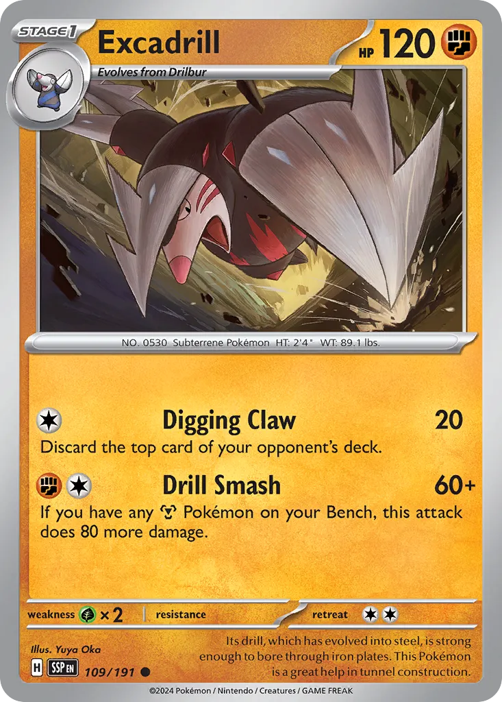 Excadrill - 109/191 - Common