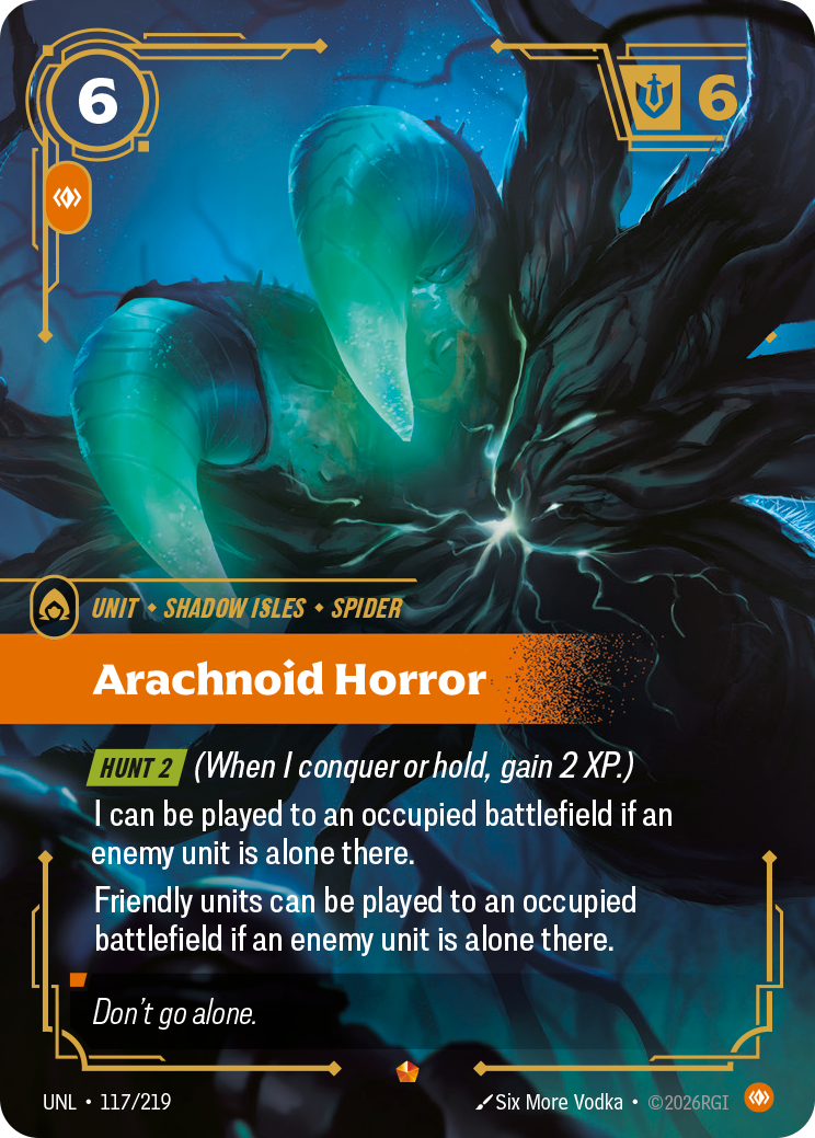 Arachnoid Horror - 117/219 (Foil)