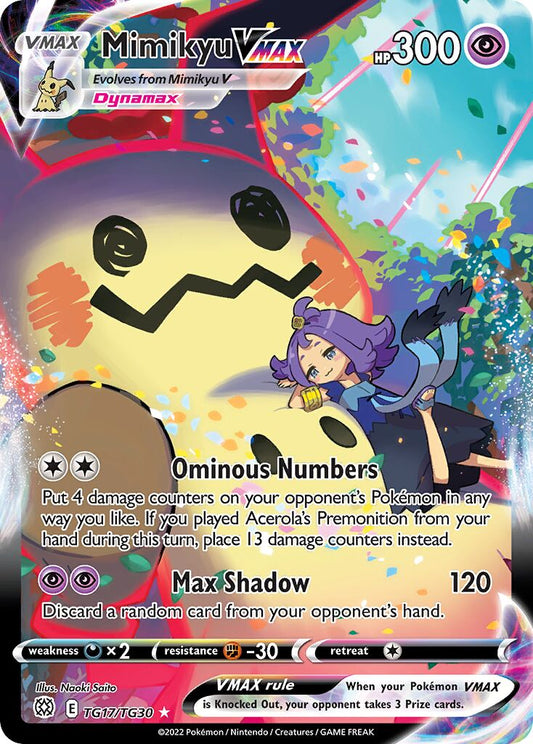 Mimikyu VMAX - TG17/TG30 - Holo Rare VMAX