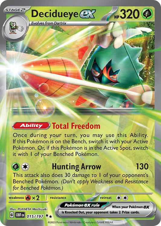 Decidueye ex - 015/197 - Double Rare