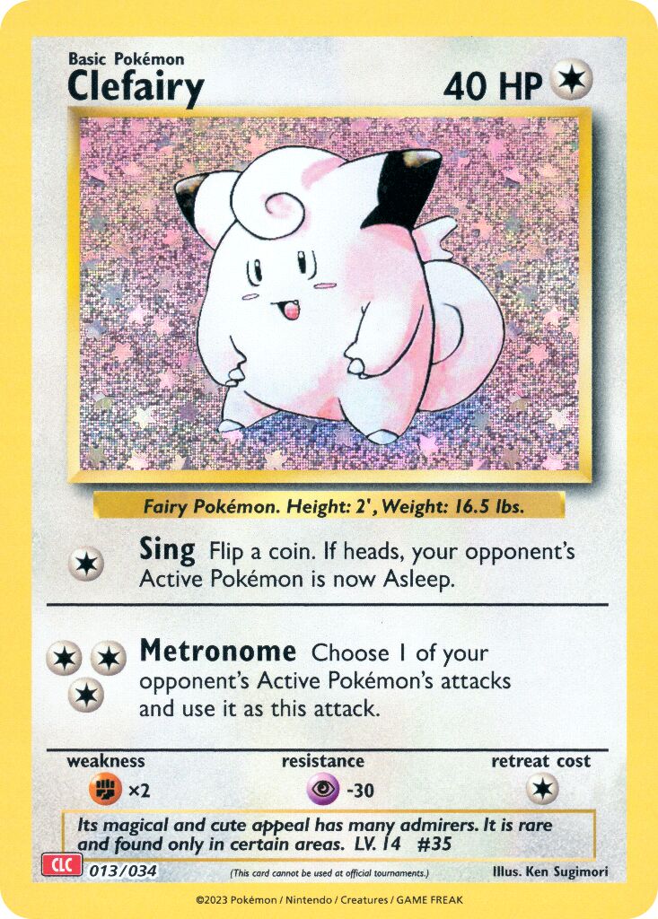 Clefairy - 013/034 - Classic Collection